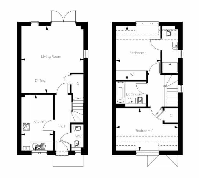 Oak Heath plot 2 The Chestnut Floorplan